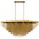 Eurofase Bloomfield 28 1/2" Wide Modern LED Gold Chain Chandelier