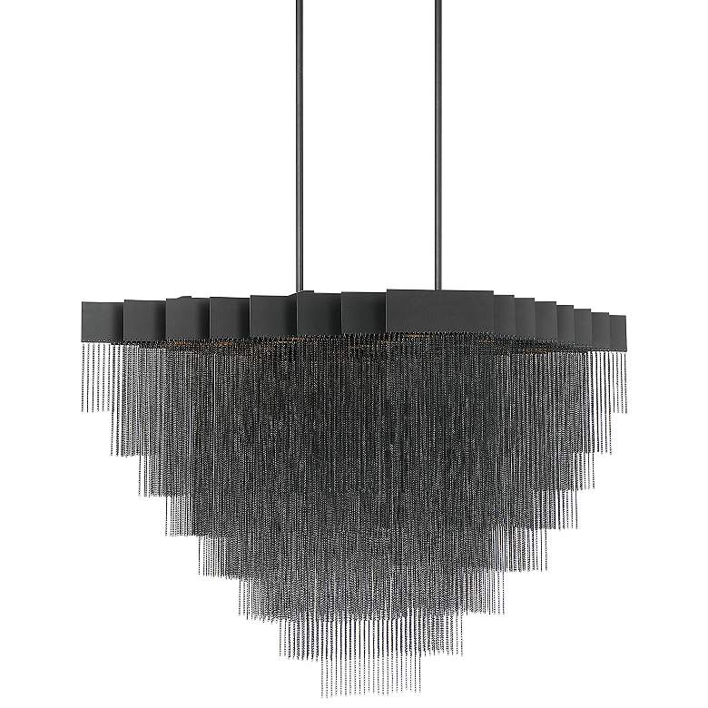 Image 1 Eurofase Bloomfield 31 In. x 28.50 In. Integrated LED Chandelier in Black