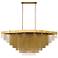 Eurofase Bloomfield 31 In. x 28.50 In. Integrated LED Chandelier in Gold