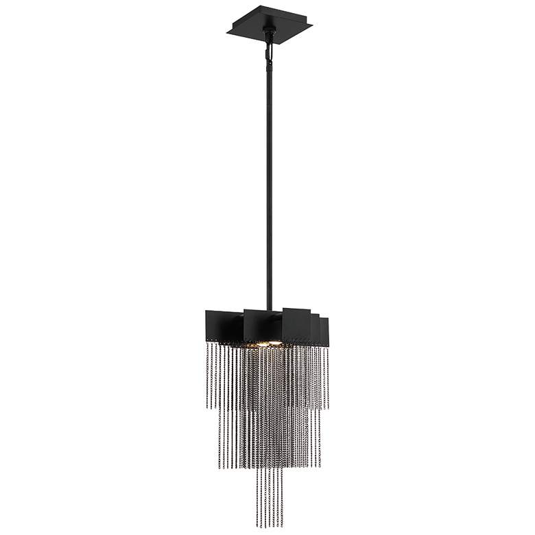 Image 1 Eurofase Bloomfield 8 In. x 18 In. Pendant in Black