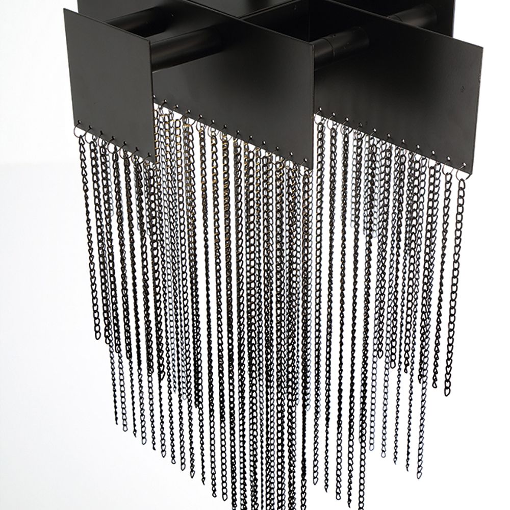 Image 3 Eurofase Bloomfield  8 In. x 18 In. Pendant in Black more views