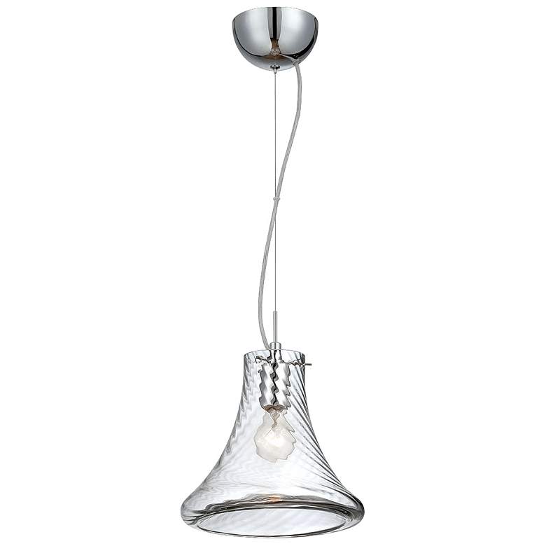 Image 1 Eurofase Bloor 9 In. x 10 In. Pendant in Chrome