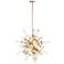 Eurofase Bonazzi 29" Wide Brass 9-Light Chandelier