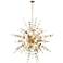 Eurofase Bonazzi 48 1/2" Wide Brass 12-Light Chandelier