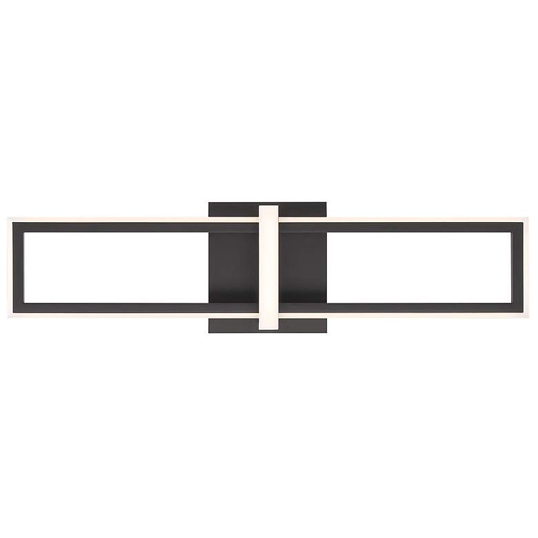 Image 1 Eurofase Bordo 1 Light 24" Sconce in Black