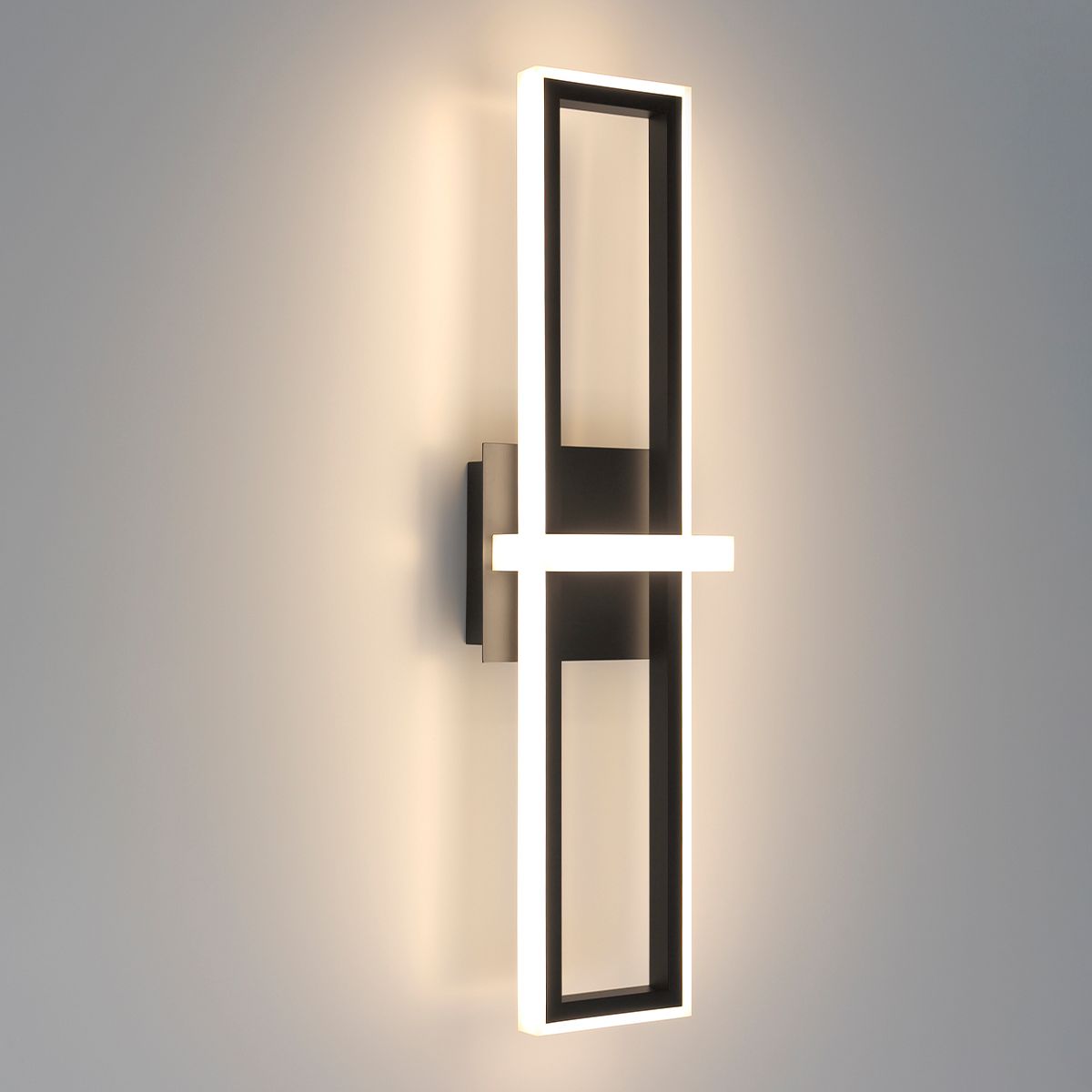 Image 3 Eurofase Bordo 1 Light 24" Sconce in Black more views