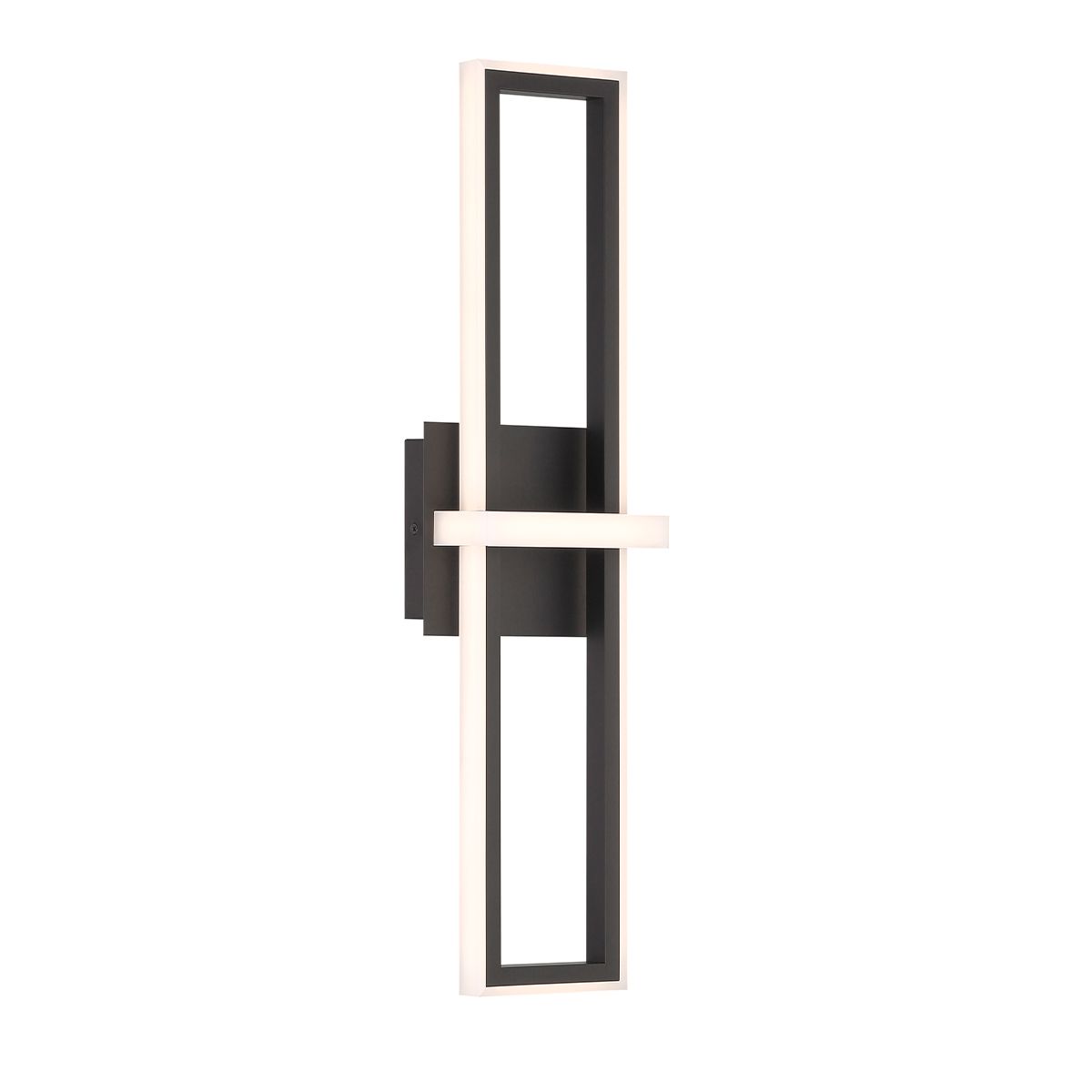 Image 4 Eurofase Bordo 1 Light 24" Sconce in Black more views