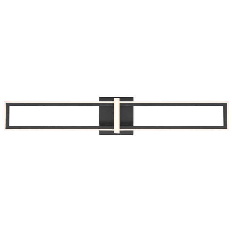 Image 1 Eurofase Bordo 1 Light 35.5 inch Sconce in Black