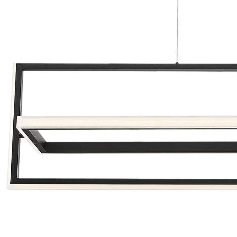 Image 2 Eurofase Bordo 37 3/4" Wide Matte Black LED Chandelier more views
