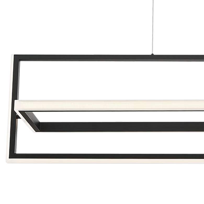 Image 2 Eurofase Bordo 37 3/4 inch Wide Matte Black LED Chandelier more views