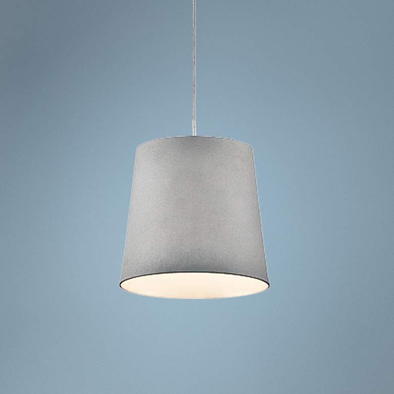 Image 1 Eurofase Borto 6" Wide Gray LED Mini Pendant Light
