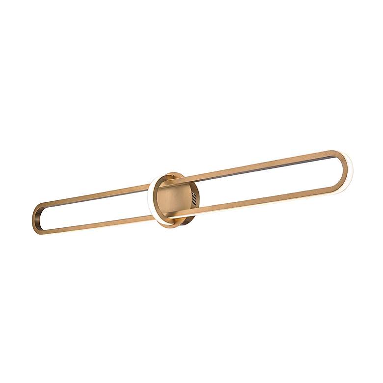 Image 2 EUROFASE BOTTON WALL SCONCE LED LRG GOL more views