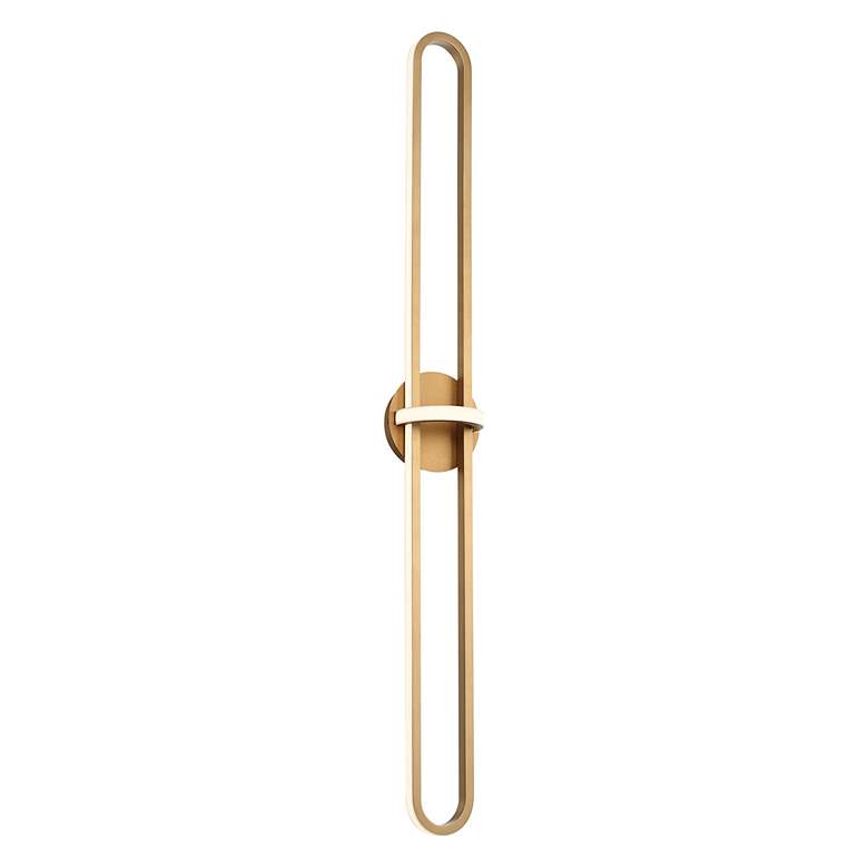 Image 3 EUROFASE BOTTON WALL SCONCE LED LRG GOL more views