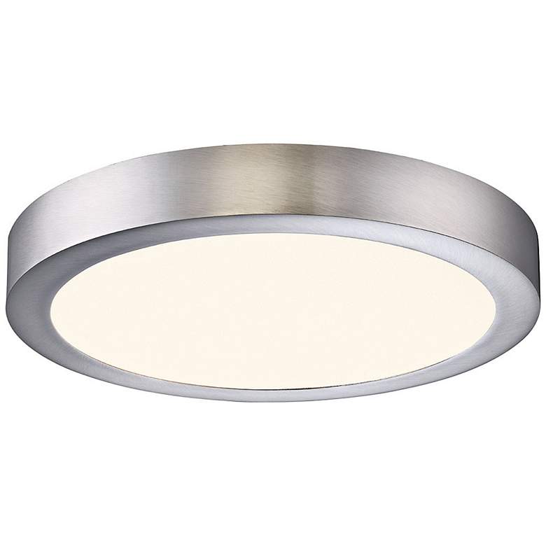 Image 1 Eurofase Brant 11 3/4 inch Wide Satin Nickel LED Ceiling Light
