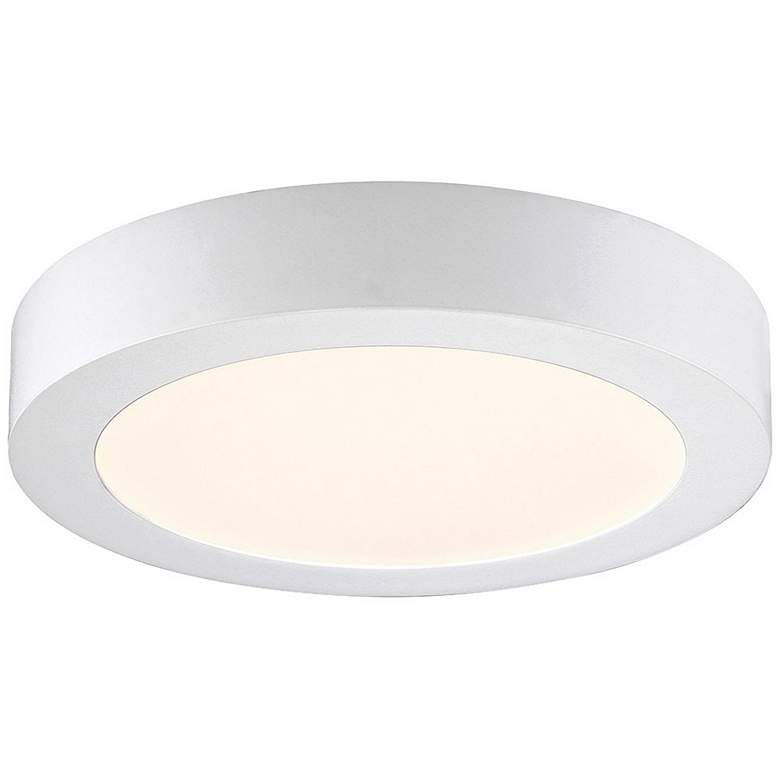 Image 1 Eurofase Brant 8 3/4 inch Wide White LED Ceiling Light