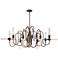 Eurofase Briggs 48" Wide Oil Rubbed Bronze Oval Chandelier