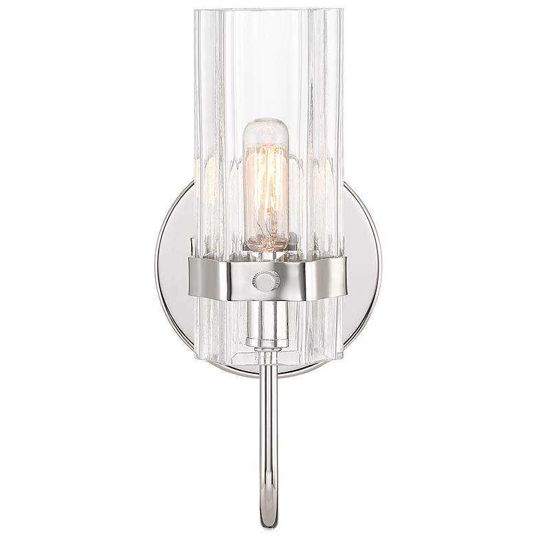 Image 1 Eurofase Brook 1 Light Vanity in Polished Nickel