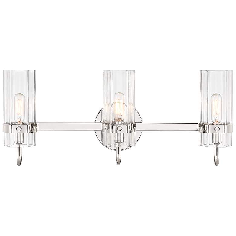 Image 1 Eurofase Brook 22" Wide Chrome 3-Light Bath Light
