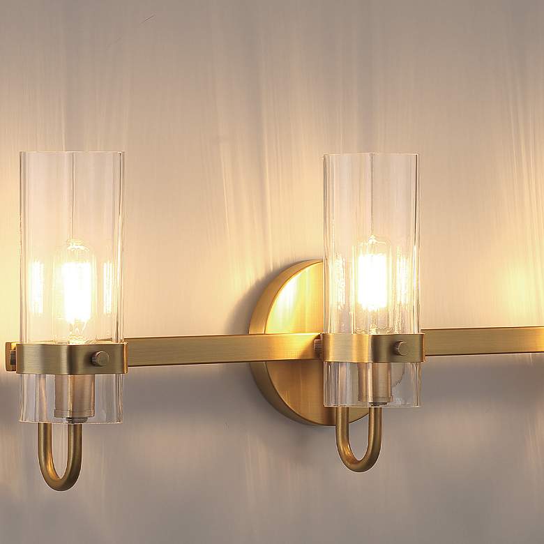 Image 3 Eurofase Brook 22" Wide Gold 3-Light Vanity Bath Light more views