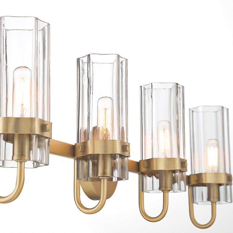 Image 4 Eurofase Brook 31" Wide Brass 4-Light Bath Light more views