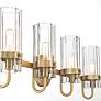 Thumbnail4 of Eurofase Brook 31" Wide Brass 4-Light Bath Light more views