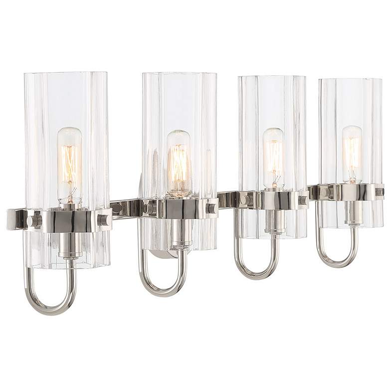 Image 4 Eurofase Brook 31" Wide Chrome 4-Light Vanity Bath Light more views