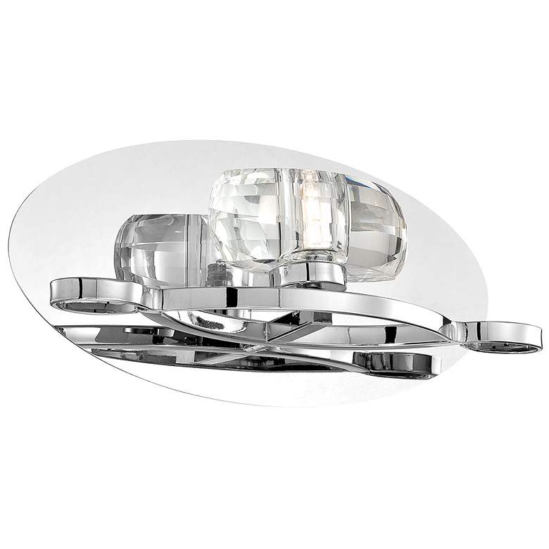 Image 1 Eurofase Buca 6 In. x 11.75 In. 1 Light Bath Bar in Chrome