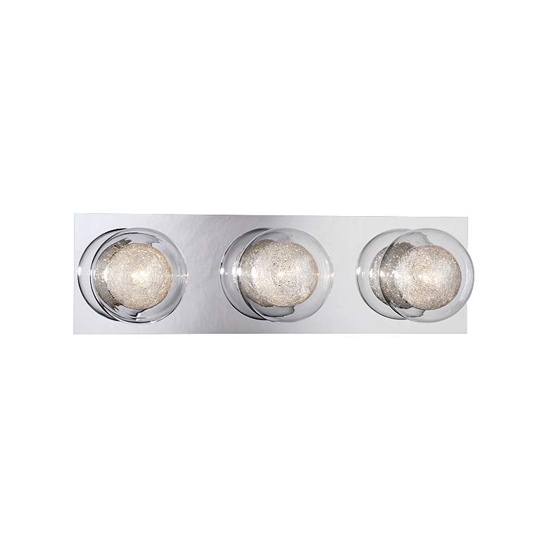 Image 1 Eurofase Cambria 16 1/2" Wide 3-Light Chrome Bath Light