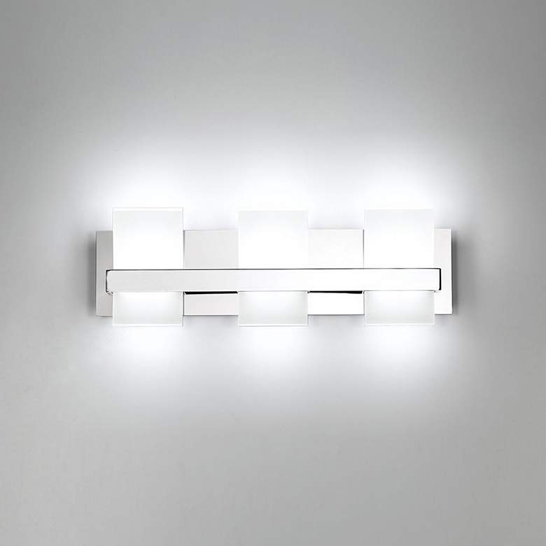 Image 2 Eurofase Cambridge 21 1/4 inchW Chrome 3-Light LED Bath Light more views