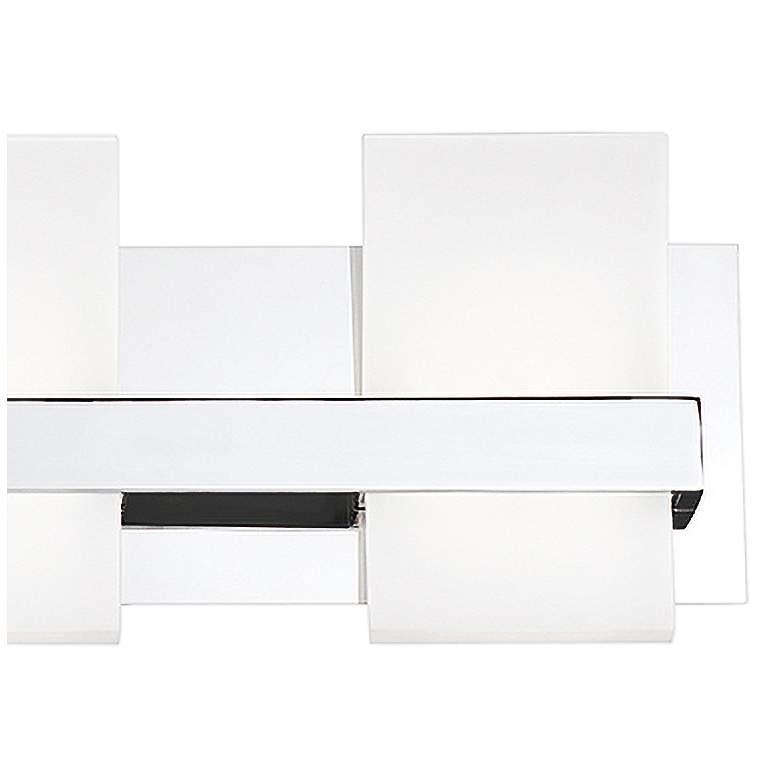 Image 2 Eurofase Cambridge 28 3/4"W Chrome 4-Light LED Bath Light more views