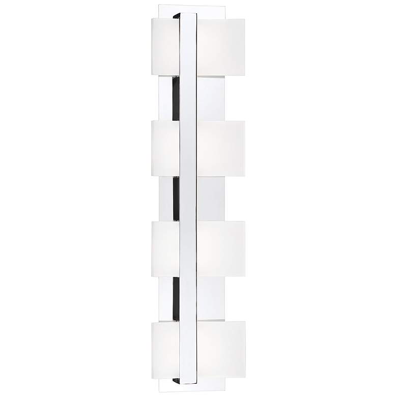 Image 3 Eurofase Cambridge 28 3/4"W Chrome 4-Light LED Bath Light more views