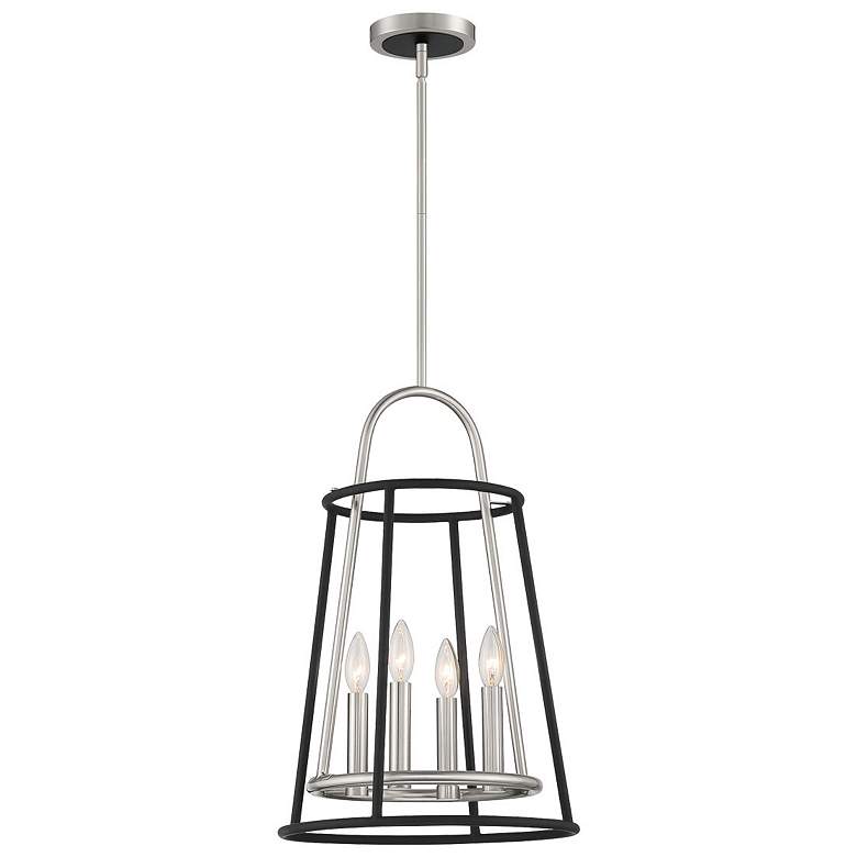 Image 1 Eurofase Campana 22.25 In. x 14 In. 4 Light Chandelier in Satin Nickel
