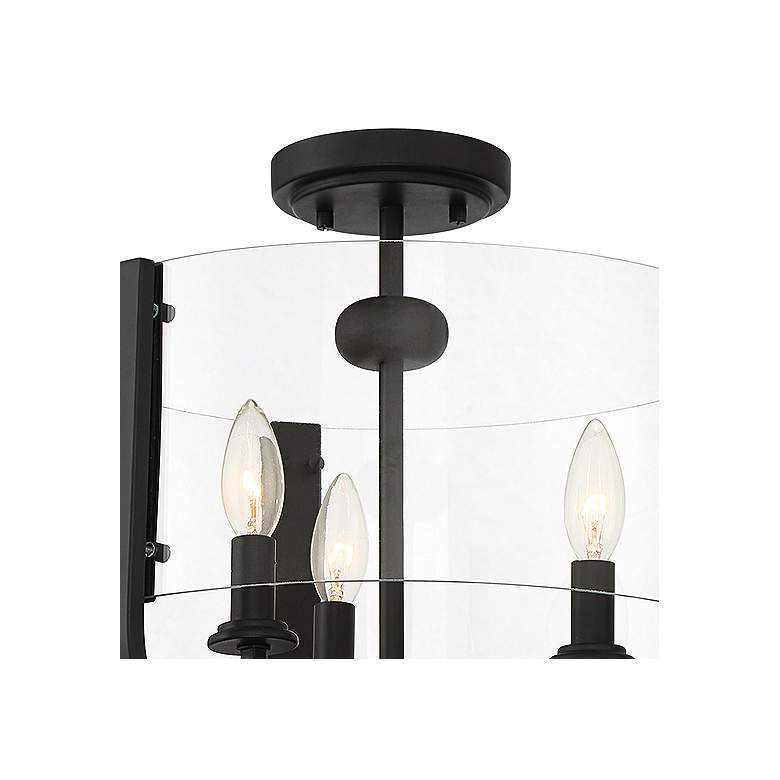 Image 4 Eurofase Campisi 16" Wide Black 3-Light Ceiling Light more views