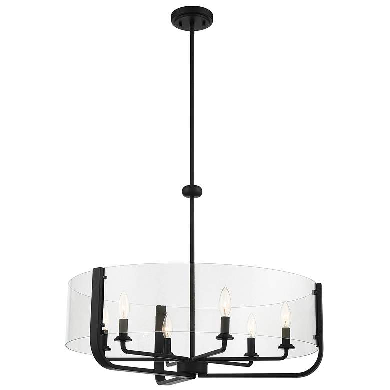 Image 1 Eurofase Campisi 22.50 In. x 28 In. Chandelier in Black
