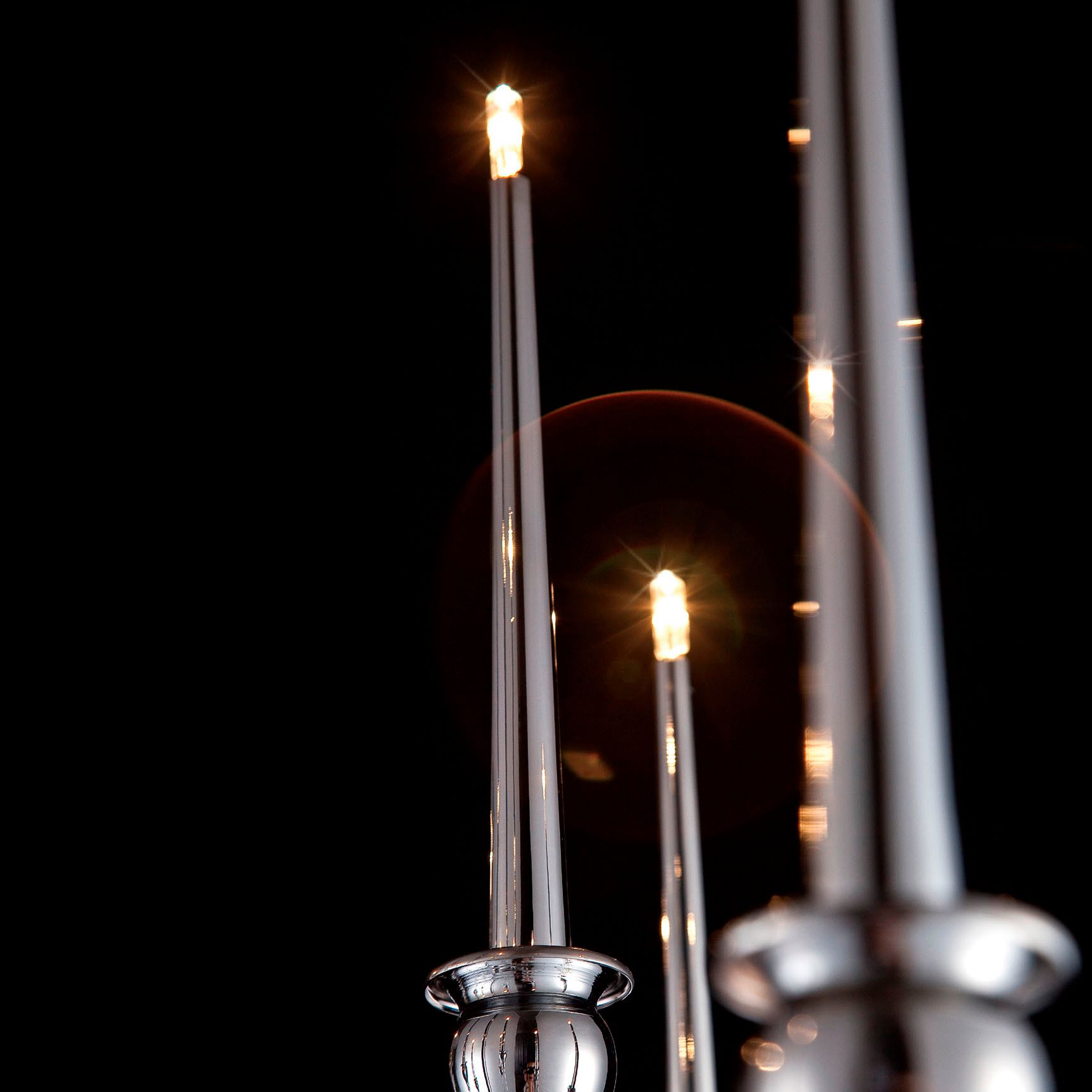 Image 2 Eurofase Candela 14 In. x 10.25 In. 3 Light Chandelier in Chrome more views