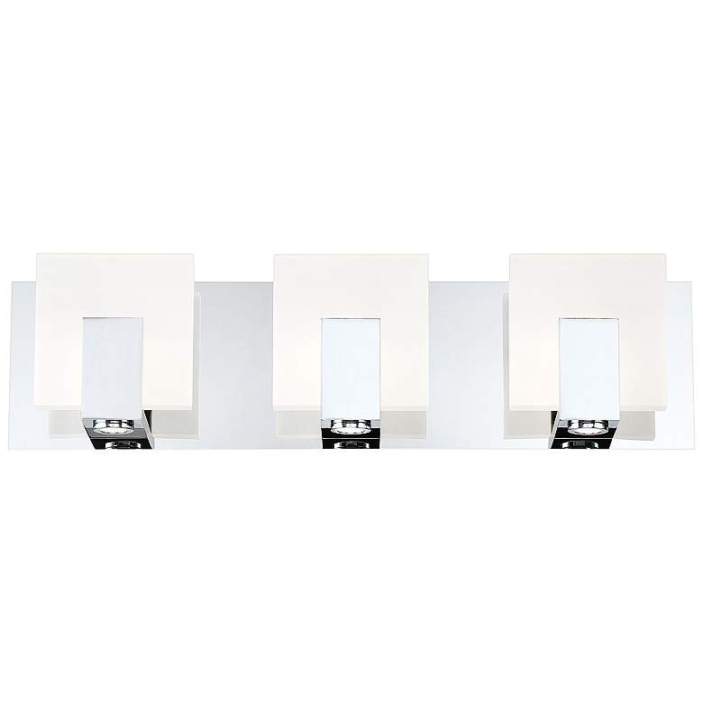 Image 1 Eurofase Canmore 20" Wide Chrome 3-Light LED Bath Light