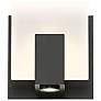 1_Eurofase Canmore 5 1/4" High Modern LED Black Finish Wall Sconce