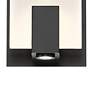 2_Eurofase Canmore 5 1/4" High Modern LED Black Finish Wall Sconce more views