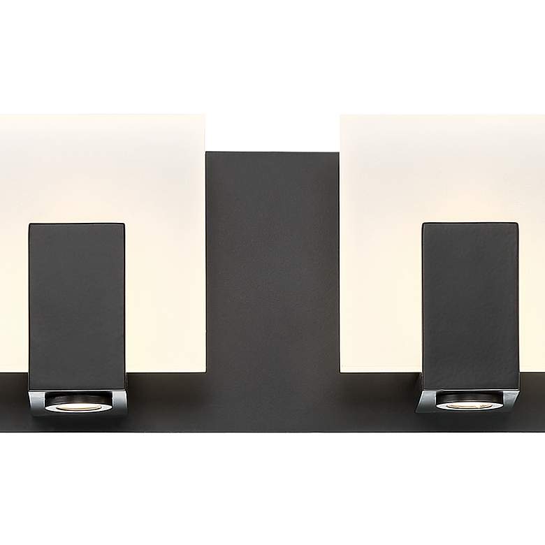 Image 2 EUROFASE CANMORE 5LT LED BATHBAR BLK more views