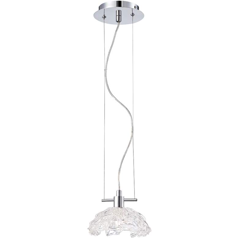 Image 2 Eurofase Caramico 7 1/2 inch Wide Chrome Mini Pendant Light