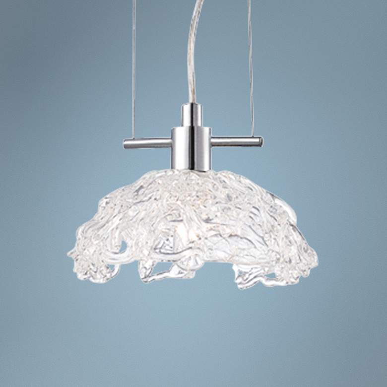 Image 1 Eurofase Caramico 7 1/2" Wide Chrome Mini Pendant Light