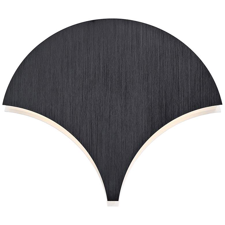 Image 1 Eurofase Carlaw 10 1/2" High Black LED Wall Sconce