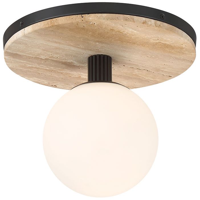 Image 4 Eurofase Carnagie 12" Integrated LED Flush Mount, Matte Black Finish more views