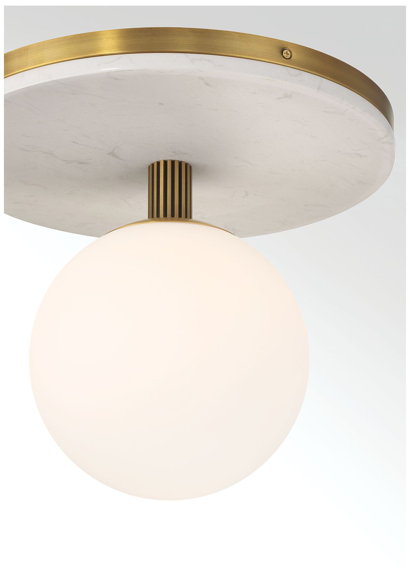 Image 2 Eurofase Carnagie 15" Integrated LED Flush Mount, Antique Brass more views