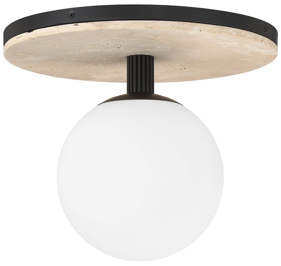 Eurofase Carnagie 15" Integrated LED Flush Mount in Matte Black