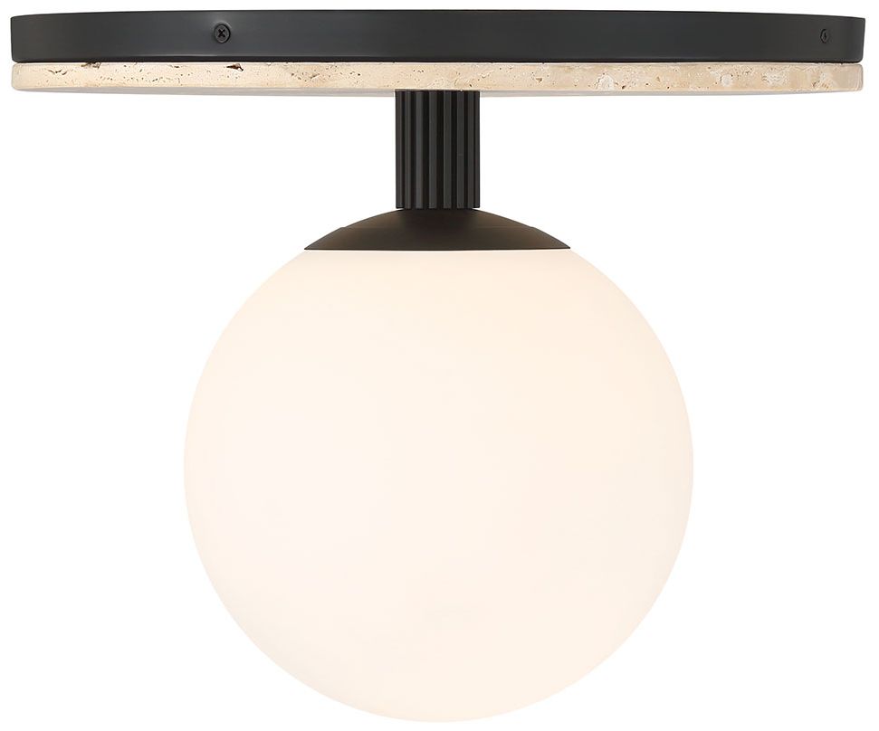 Image 2 Eurofase Carnagie 15" Integrated LED Flush Mount in Matte Black more views