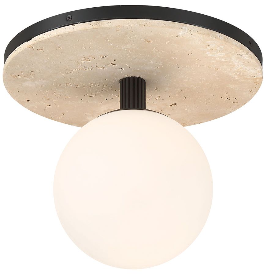 Image 3 Eurofase Carnagie 15" Integrated LED Flush Mount in Matte Black more views