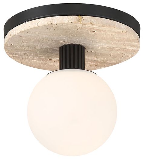 Image 3 Eurofase Carnagie 8" Integrated LED Flush Mount in Matte Black more views