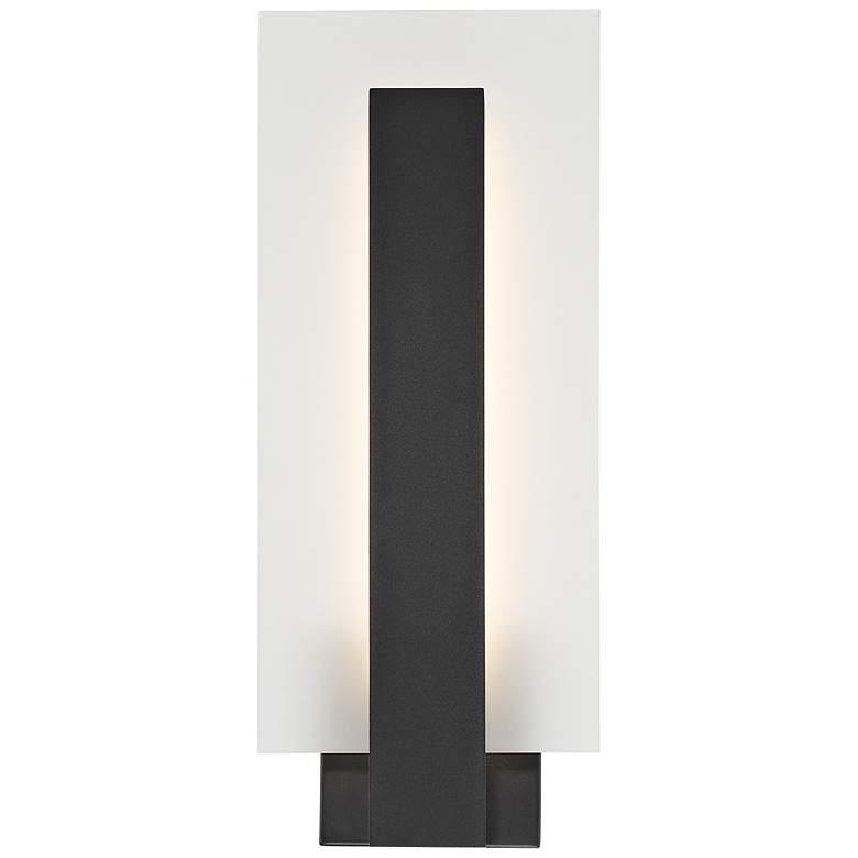 Image 3 Eurofase Carta 17 3/4" High Matte Black LED Wall Sconce