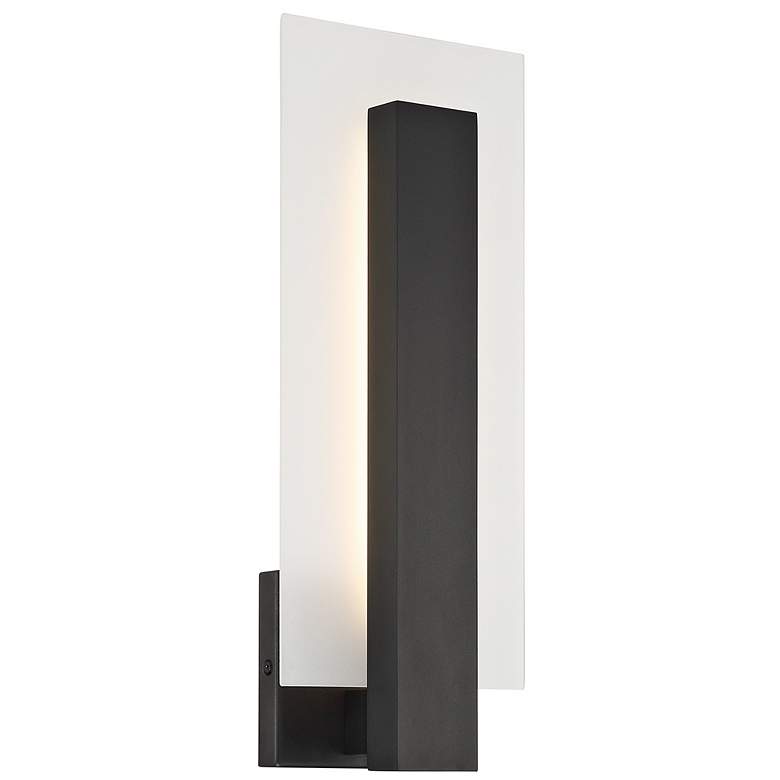 Image 5 Eurofase Carta 17 3/4" High Matte Black LED Wall Sconce more views